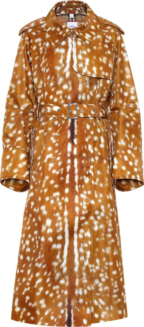Burberry London England Printed trench coat
