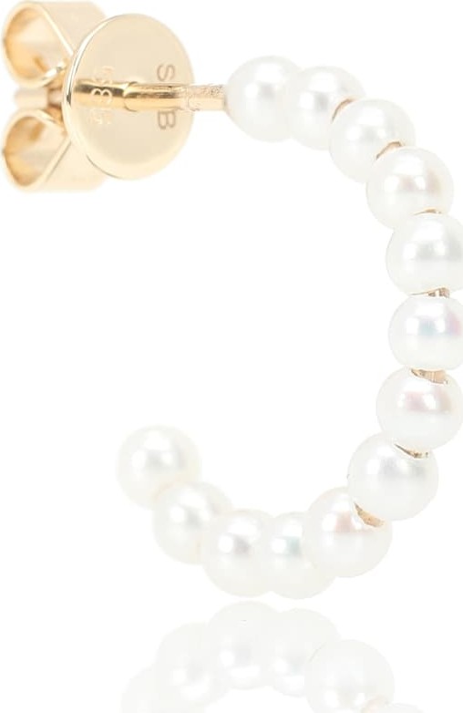Sophie Bille Brahe Marco 14kt gold pearl single earring