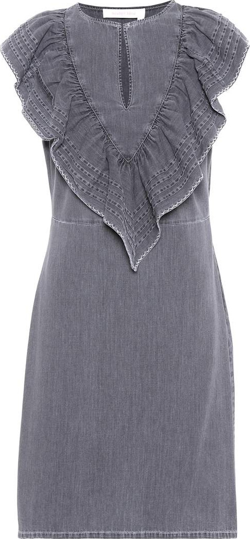 See By Chloé Sleeveless denim minidress
