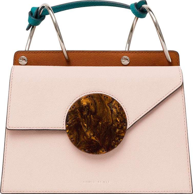 Danse Lente Phoebe Bis Leather Coil-Top Satchel Bag