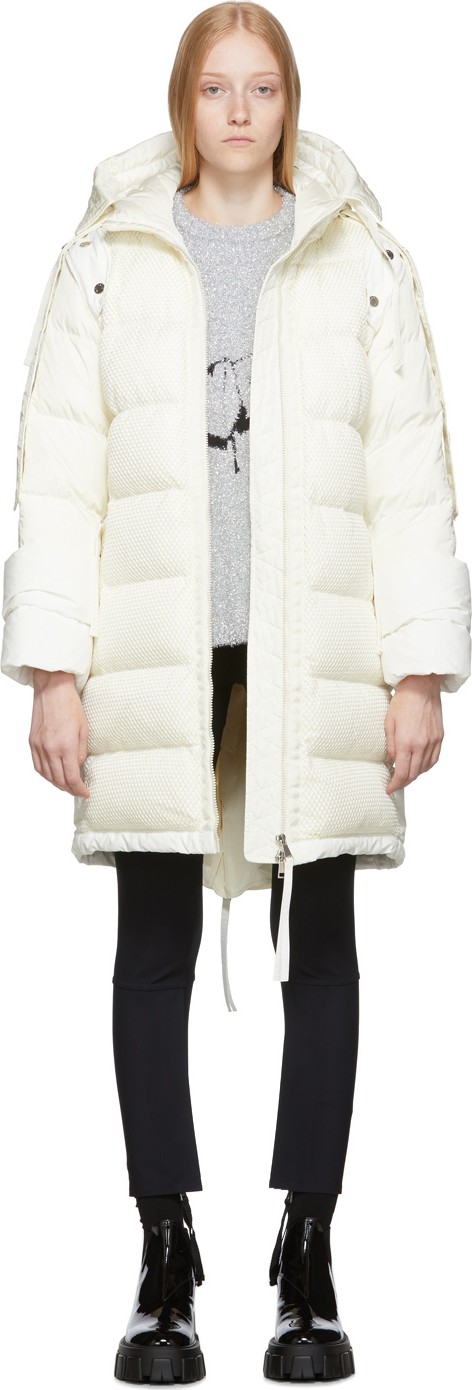 Moncler Genius 2 Moncler 1952 White Down Narvalong Coat