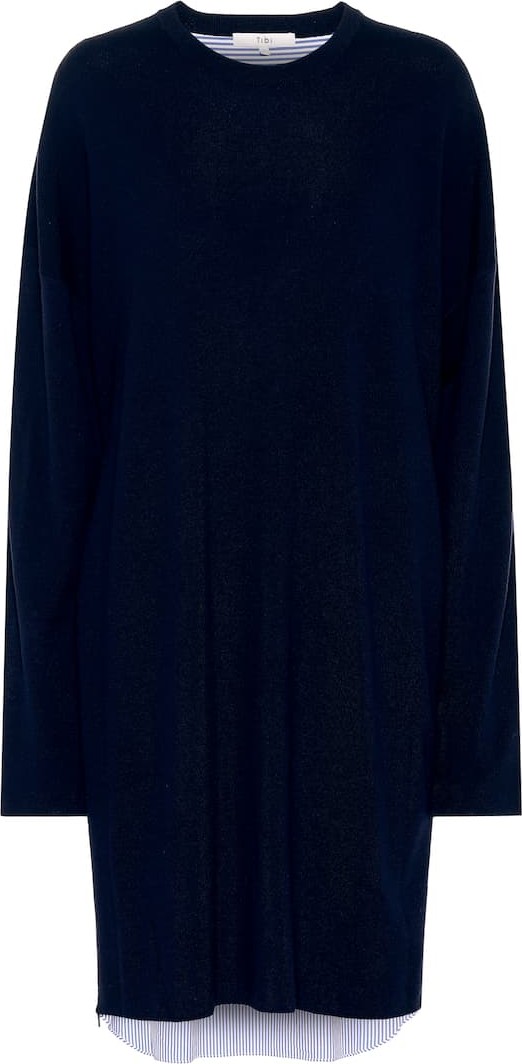 Tibi Wool and cotton dress