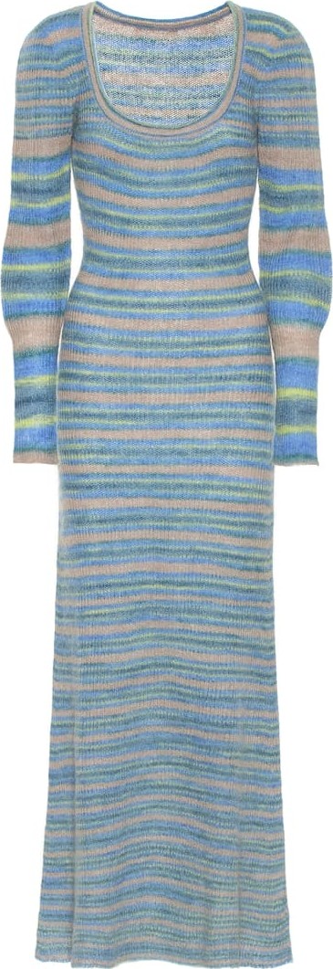 Jacquemus La Robe Perou mohair-blend midi dress