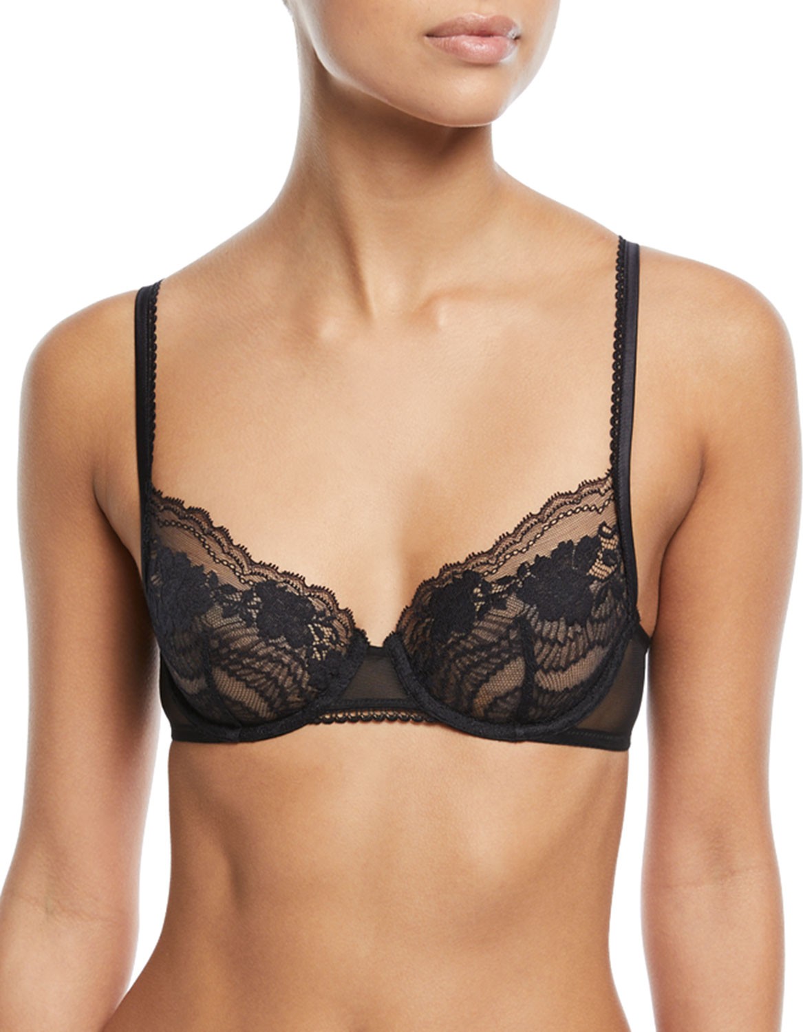 La Perla Lapis Lace Underwire Demi Bra
