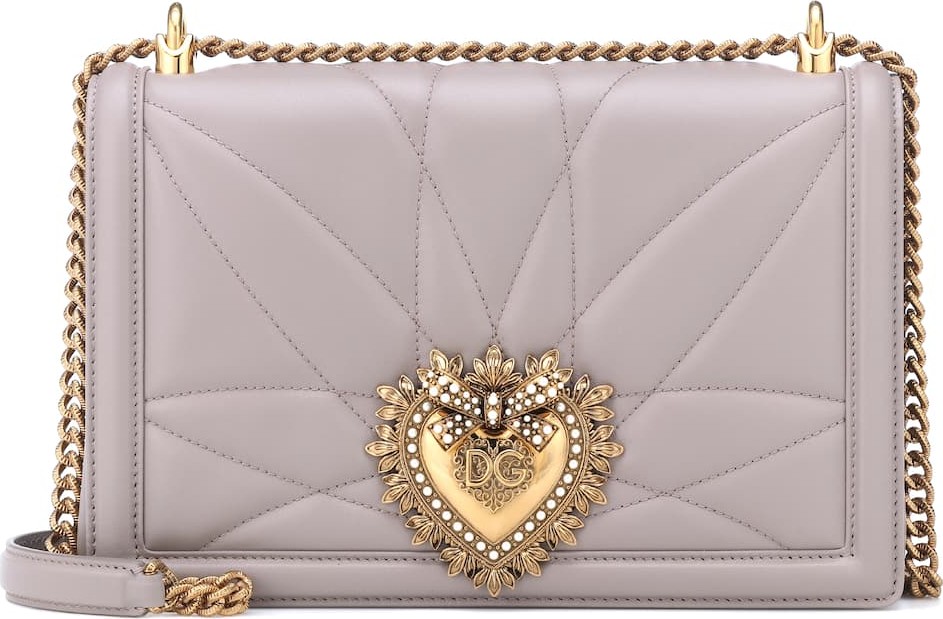 Dolce & Gabbana Devotion Large leather shoulder bag