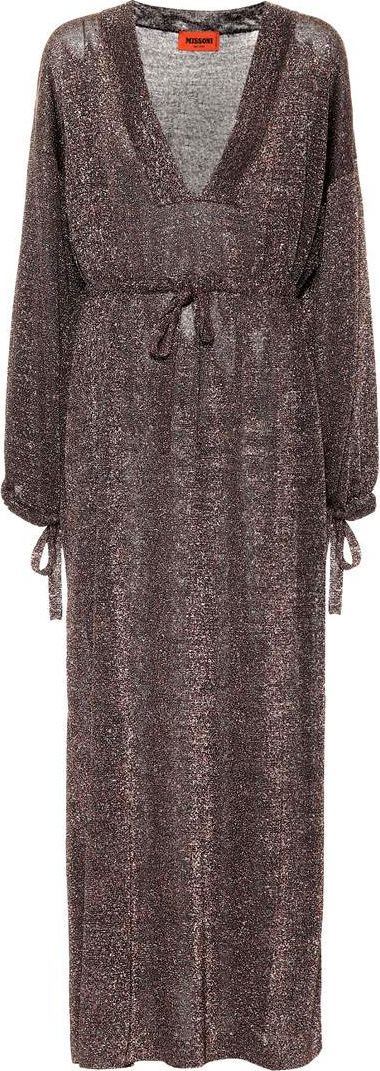 Missoni Knitted metallic maxi dress