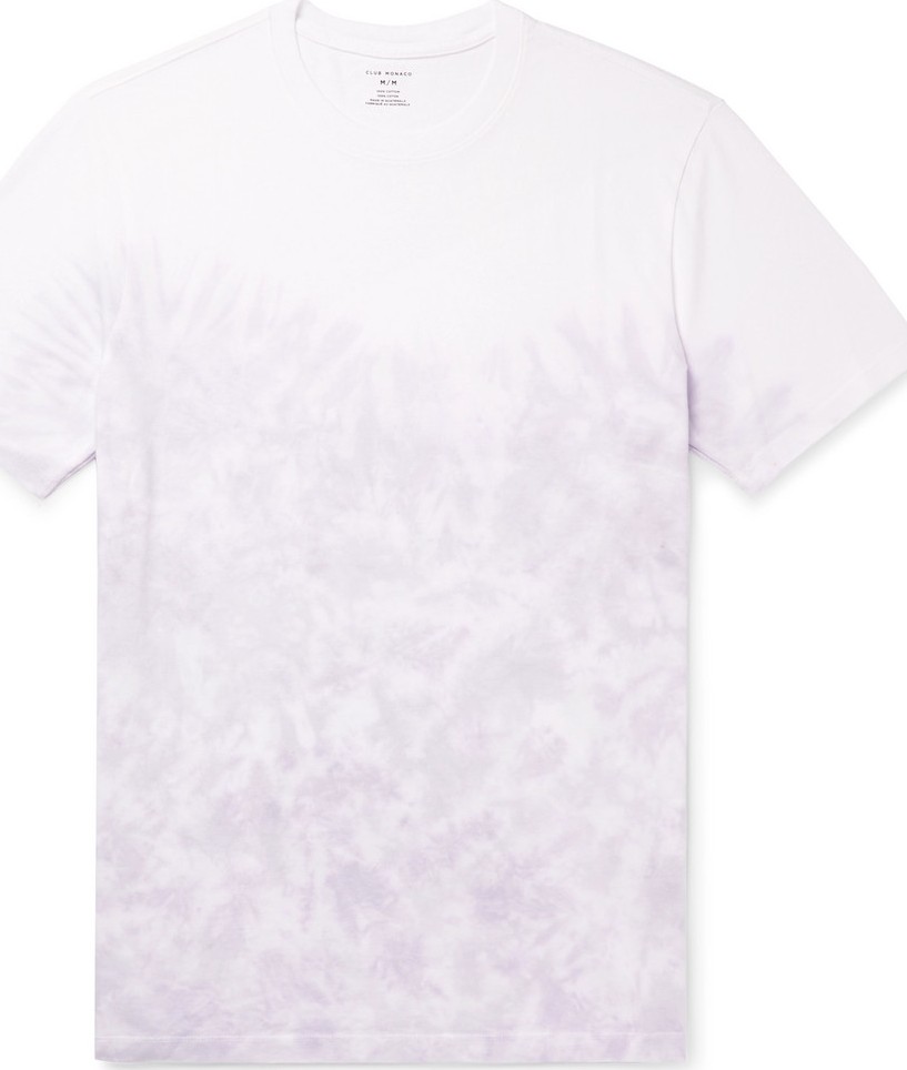 Club Monaco Tie-Dyed Cotton-Jersey T-Shirt