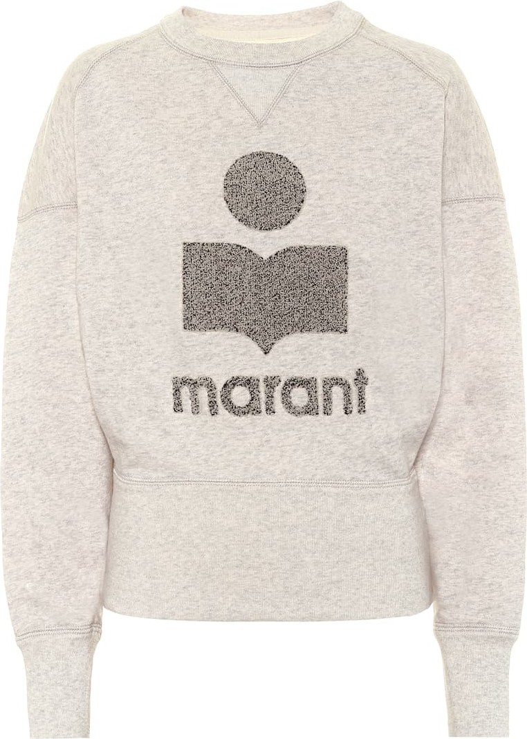 Isabel Marant Etoile Teloya cotton-fleece sweatshirt