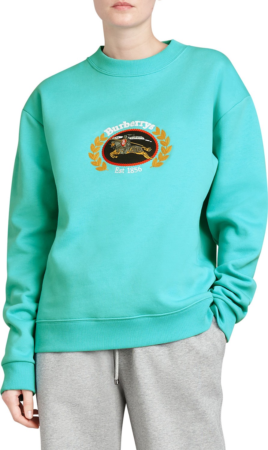 Burberry London England Copes Crewneck Logo Crest Sweatshirt