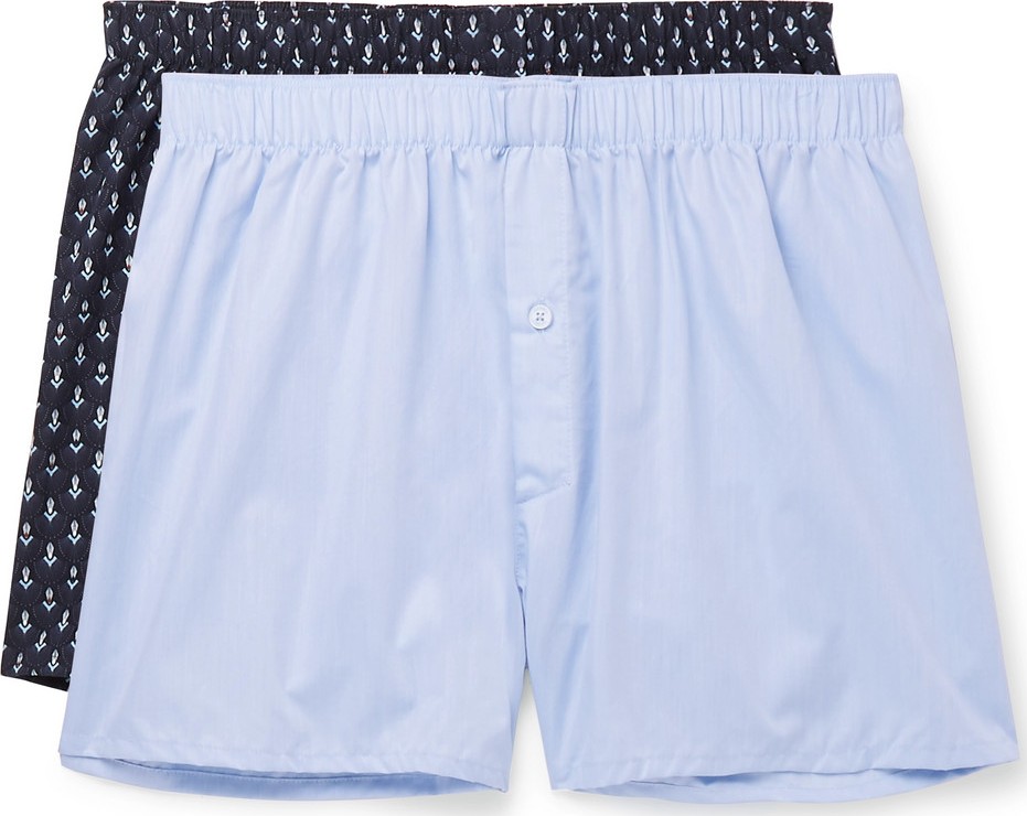 Hanro Two-Pack Cotton Boxer Shorts