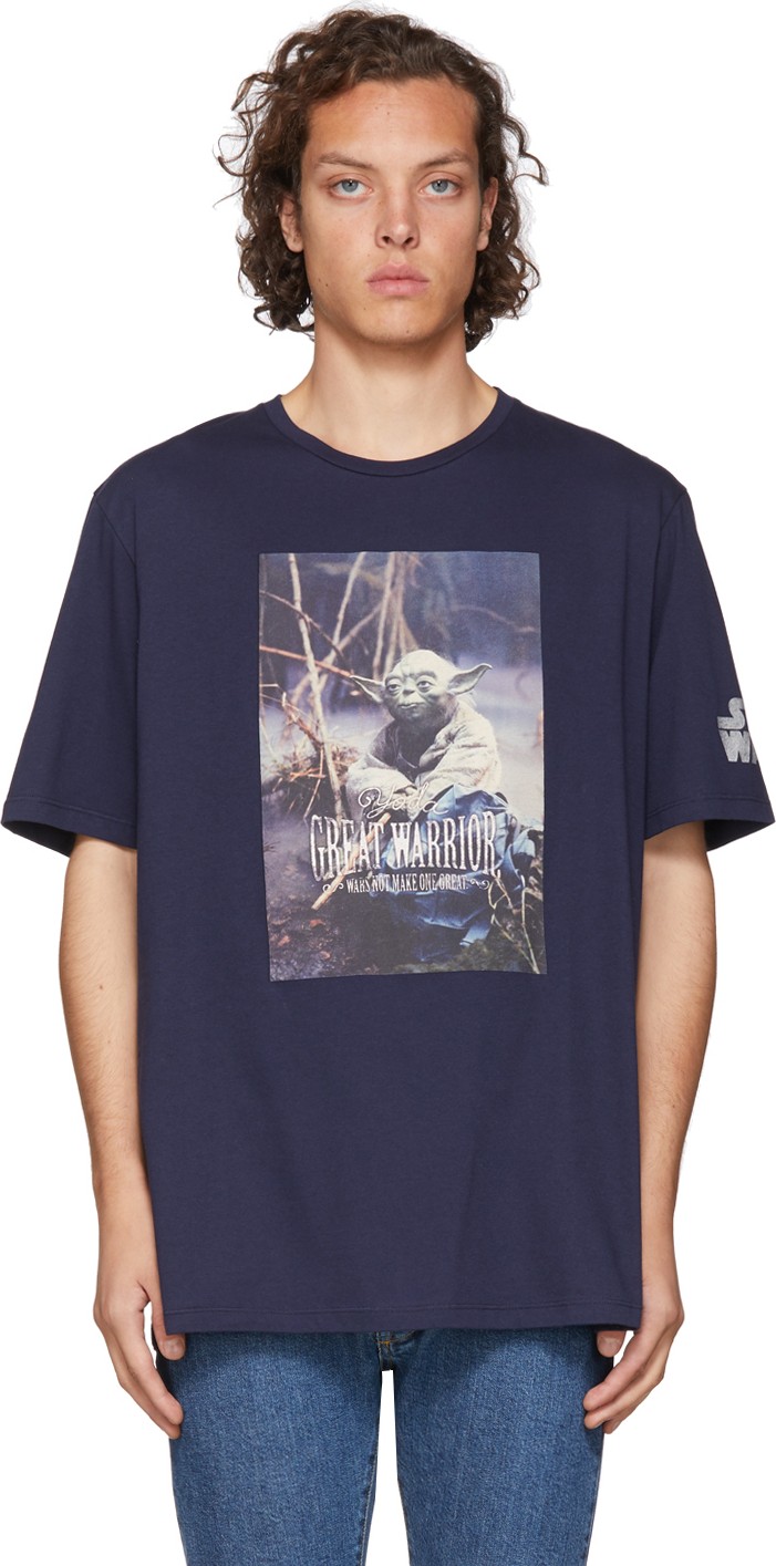 Etro Blue Star Wars Edition Yoda T-Shirt