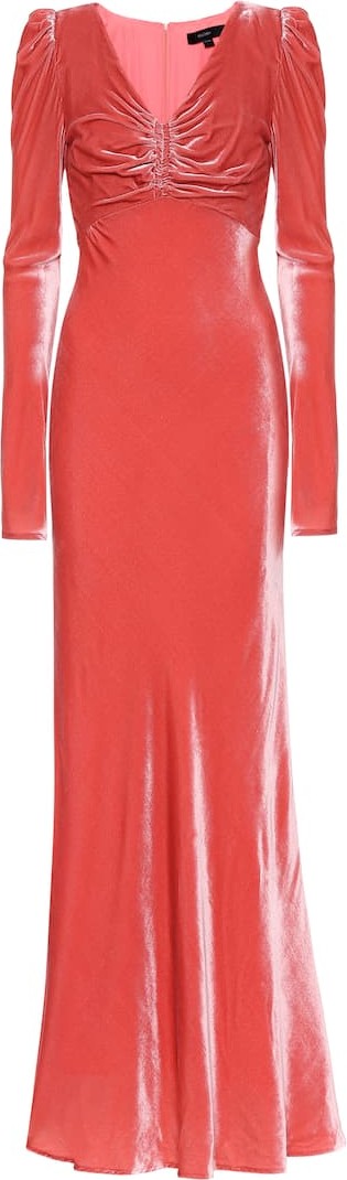 Ellery Elena velvet maxi dress