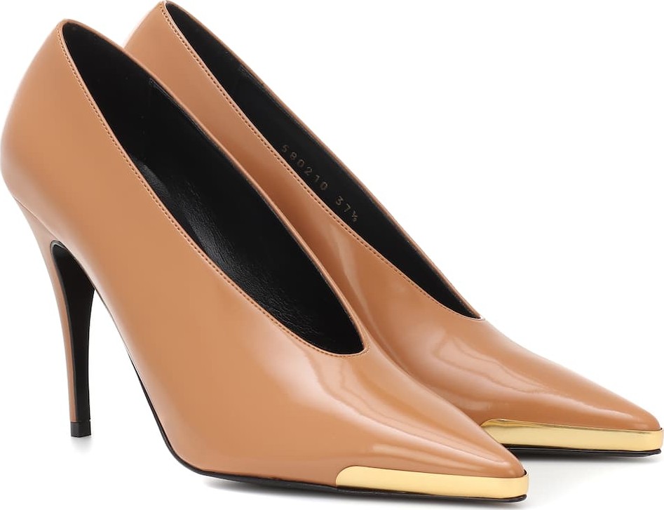Stella McCartney Patent faux leather pumps