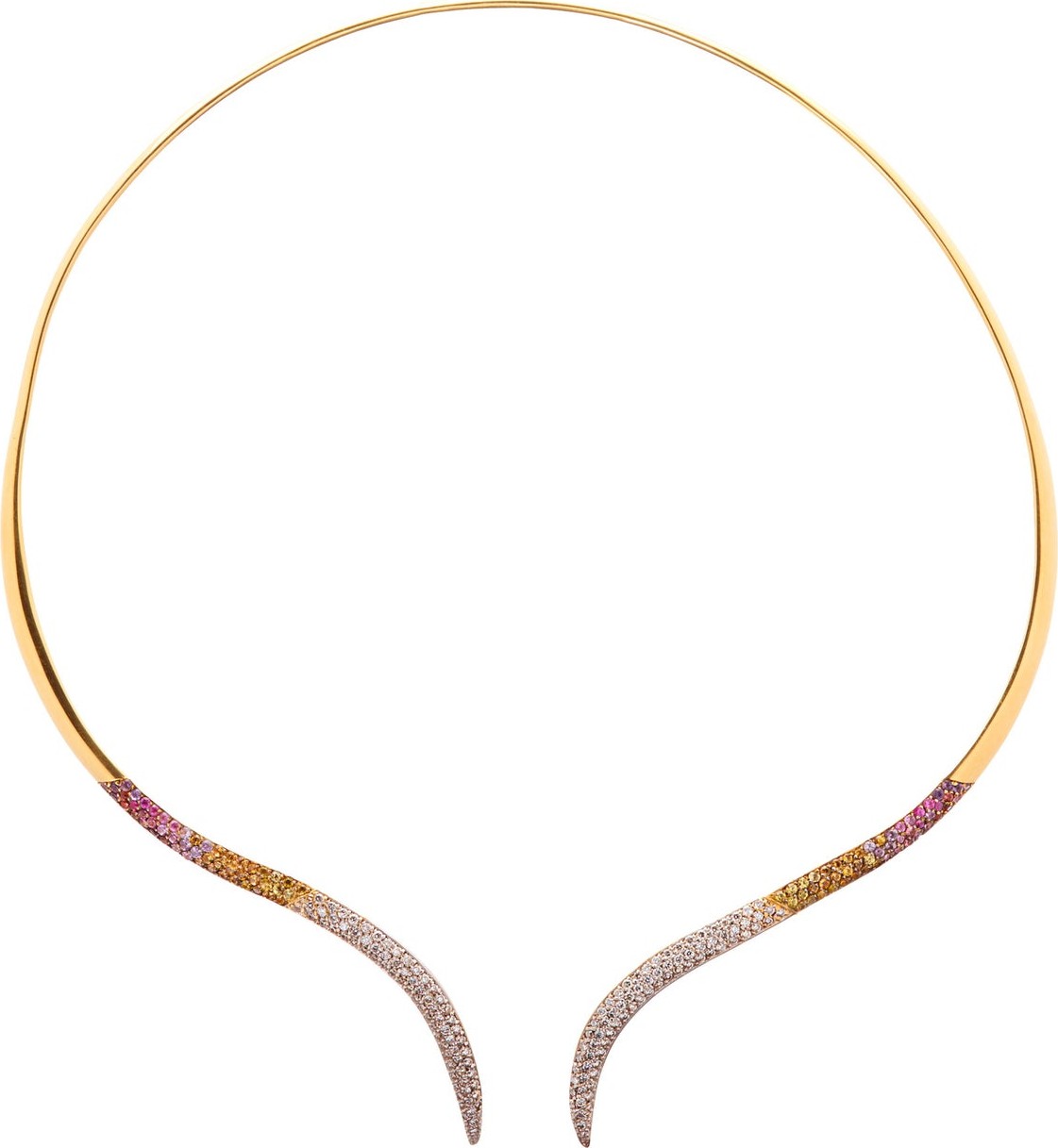 Ana Khouri Stem diamond & 18kt gold necklace