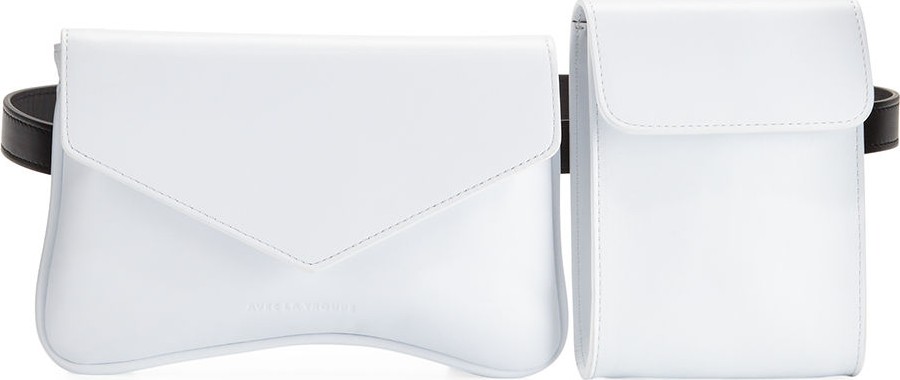 Avec La Troupe Galaxy Two-Tone Calf Belt Bag