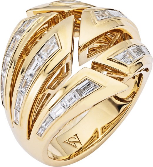 Stephen Webster Dynamite Bombe 18k Gold & Diamond Ring