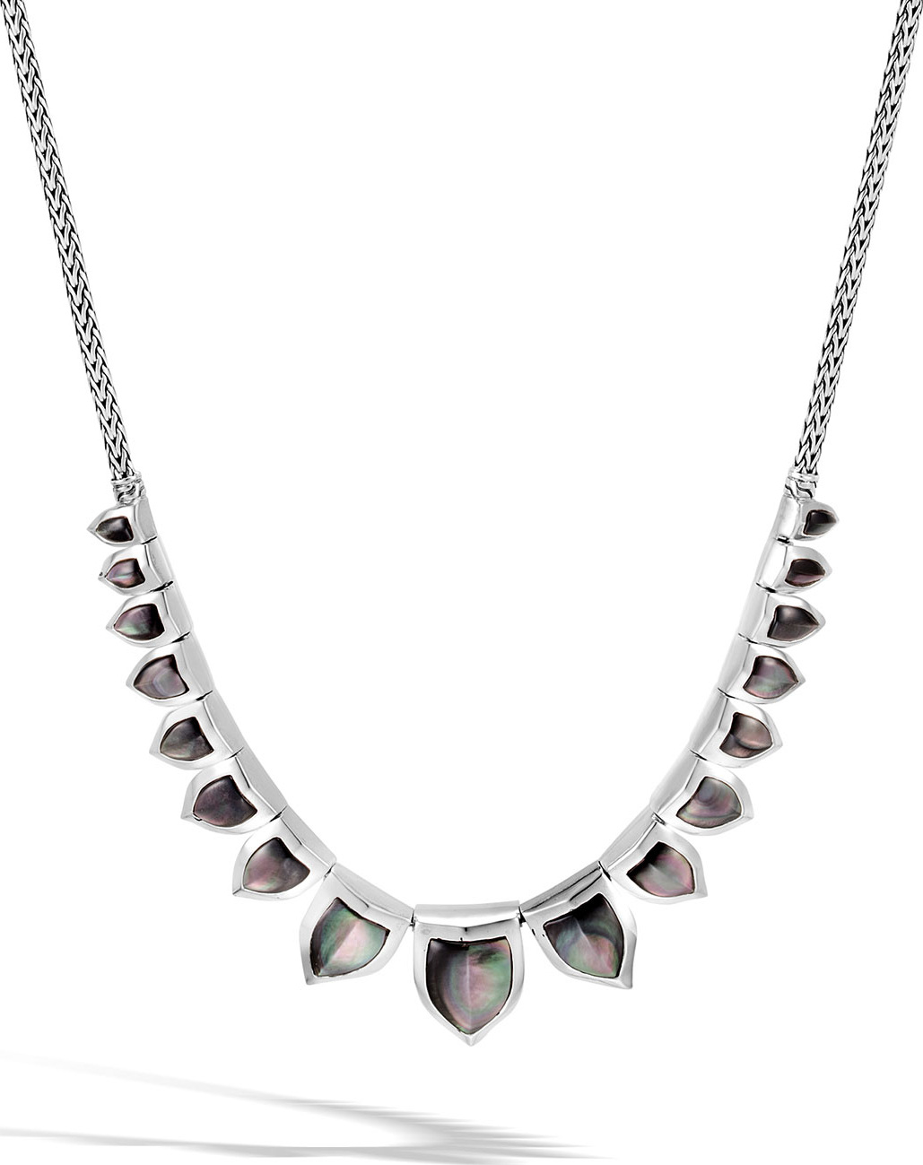 John Hardy Legends Naga Mother-of-Pearl Bib Necklace