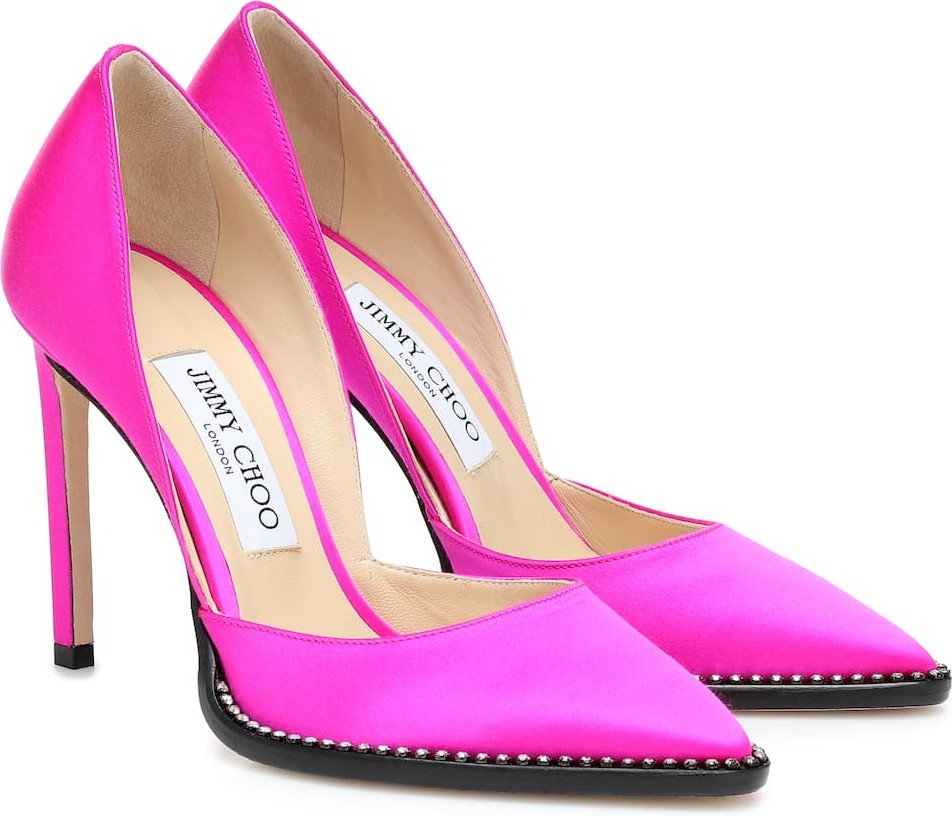 Jimmy Choo Exclusive to Mytheresa – Babette 100 satin pumps