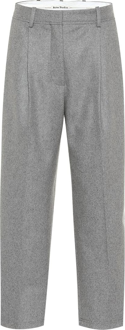 Acne Studios High-rise wool-blend pants