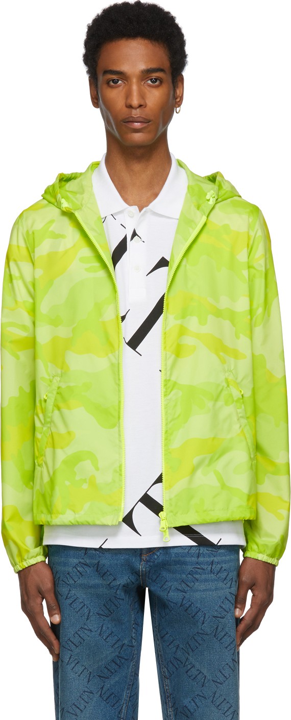 Valentino Green Camo Anorak Jacket