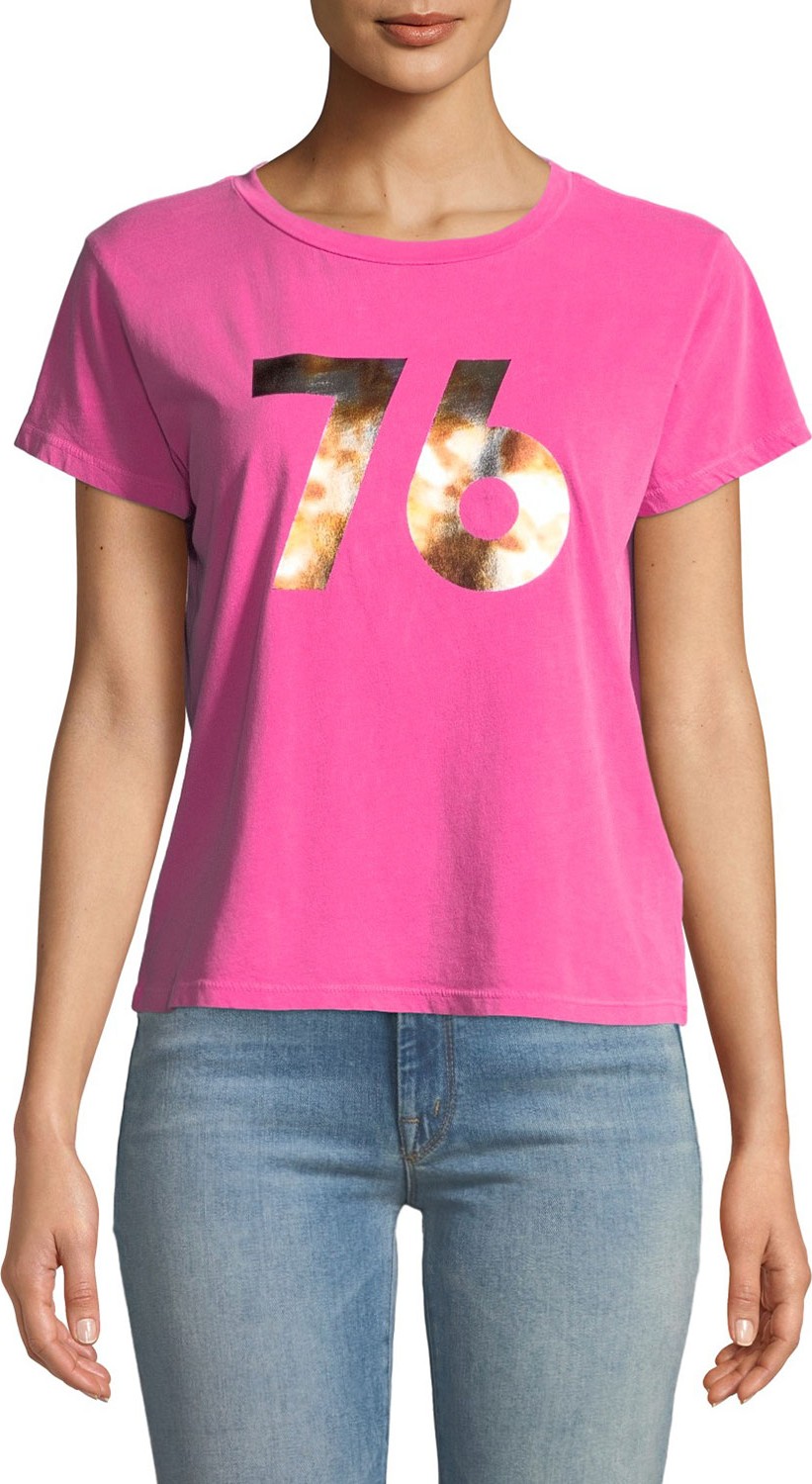 MOTHER Goodie Goodie Short-Sleeve Boxy 76 Tee
