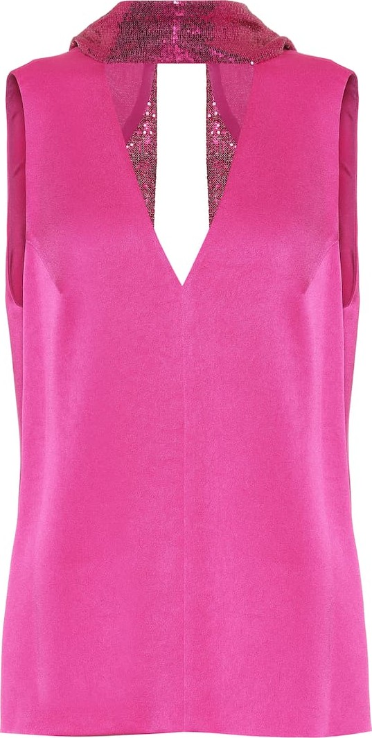 Galvan Exclusive to Mytheresa – Satin top