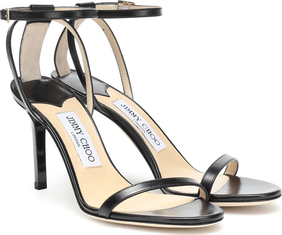 Jimmy Choo Minny 85 leather sandals
