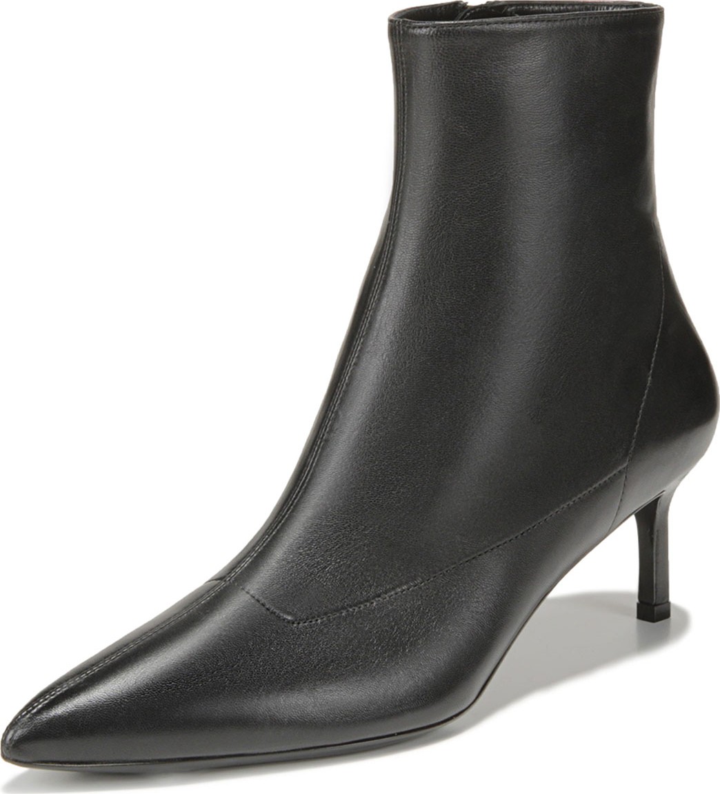 Via Spiga Baronne Leather Zip Booties