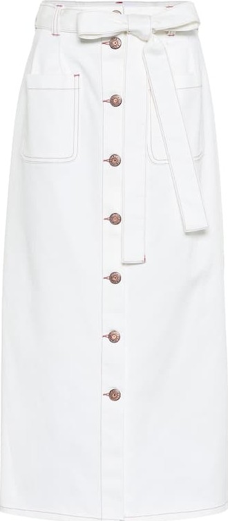 See By Chloé Denim midi skirt