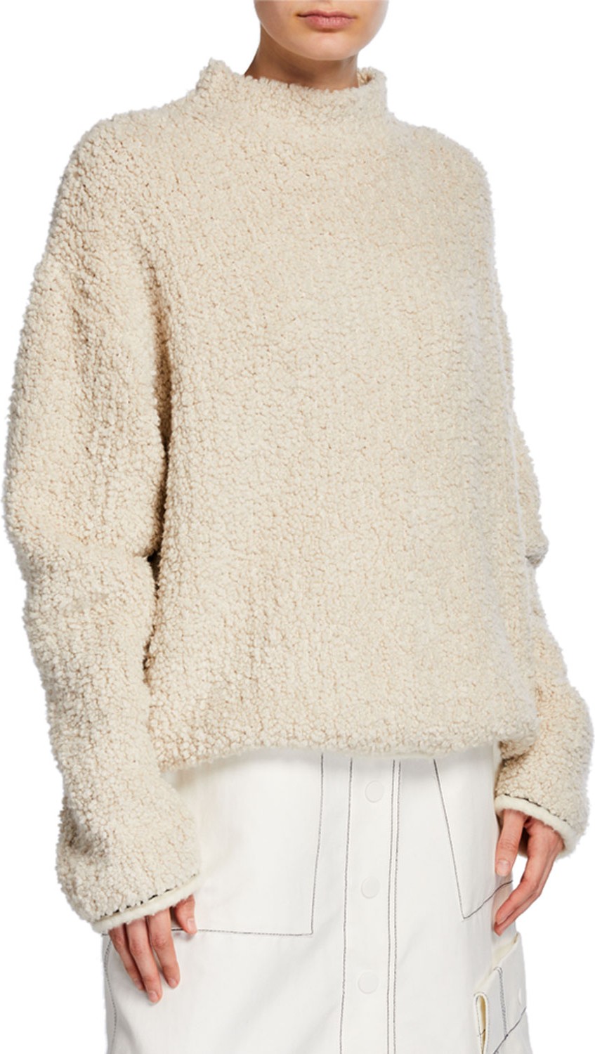 3.1 Phillip Lim Boucle Turtleneck Sweater