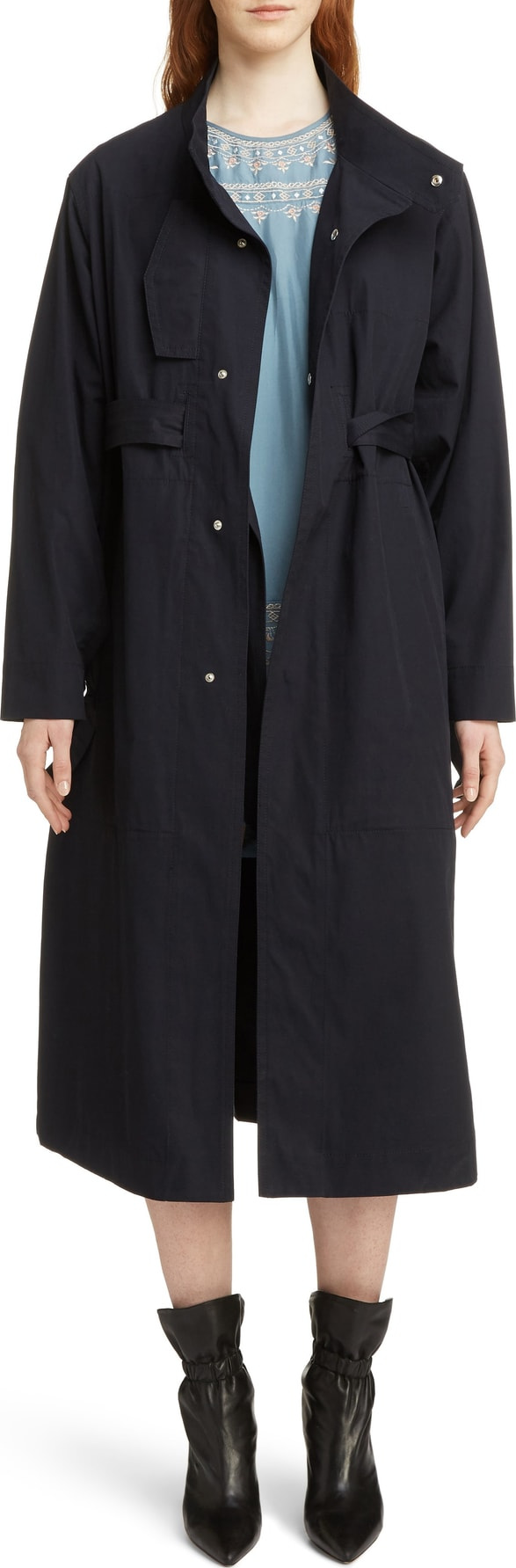 Isabel Marant Jaci Cotton Trench Coat