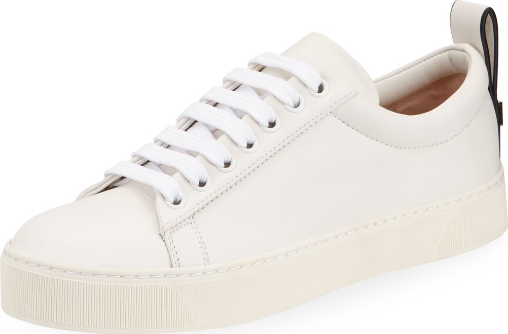 Stuart Weitzman Adley Napa Leather Low-Top Sneakers
