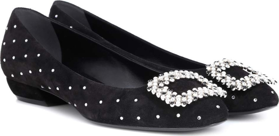 Roger Vivier Vertigo Diadem Dots ballet flats
