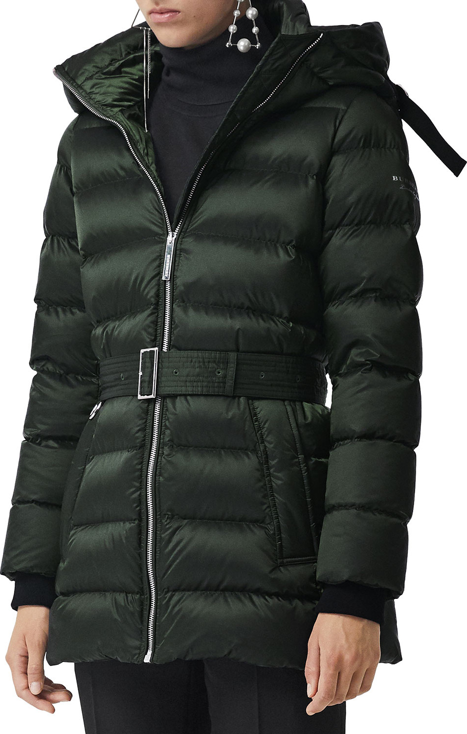 Burberry London England Limehouse Belted Puffer Coat