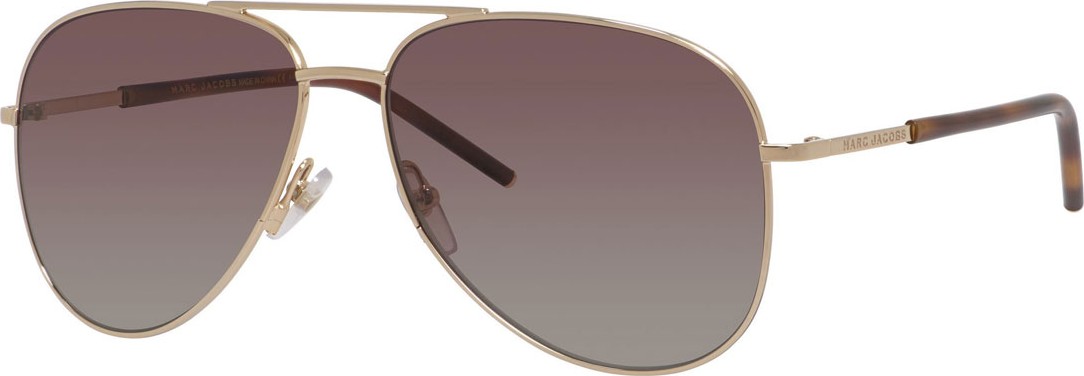MARC JACOBS Metal Aviator Sunglasses