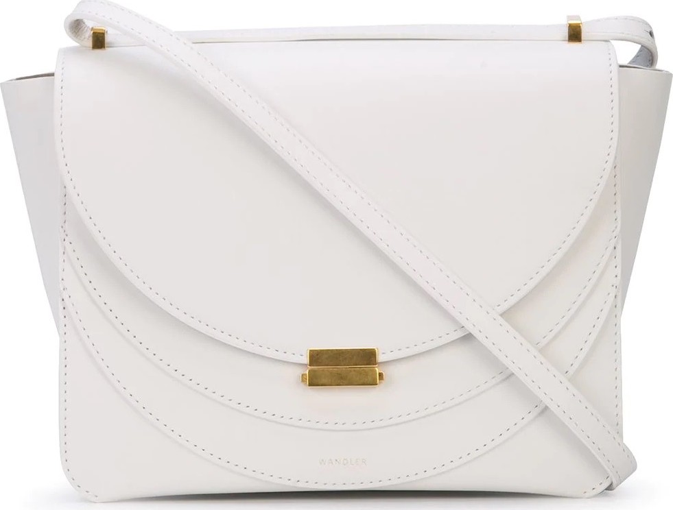 Wandler White Luna Shoulder Bag