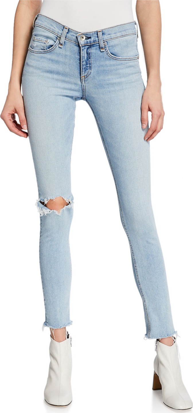 Rag & Bone Cate Mid-Rise Skinny Jeans