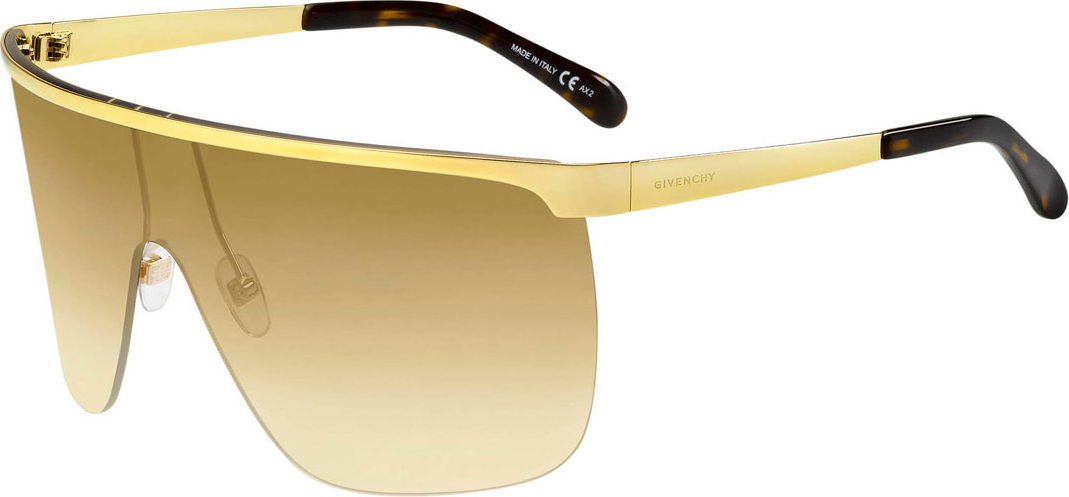 Givenchy Gradient Metal Shield Sunglasses