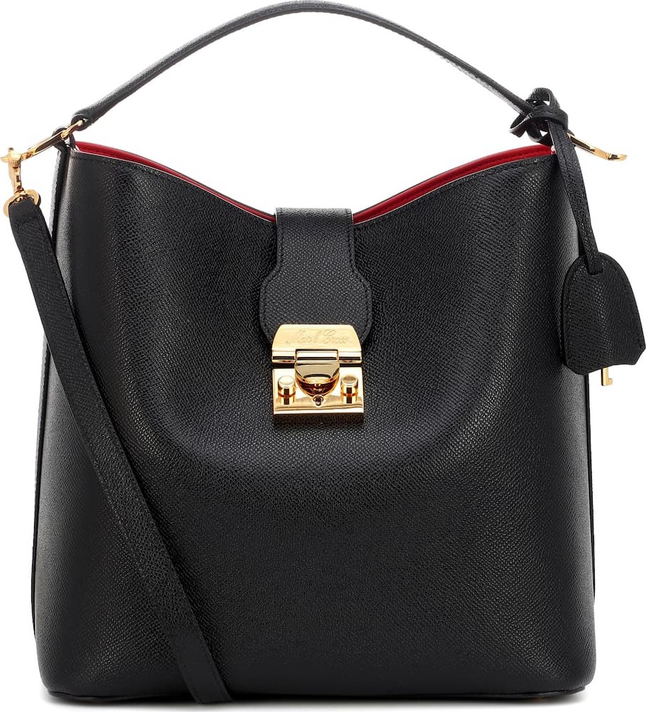 Mark Cross Murphy Large leather bucket bag