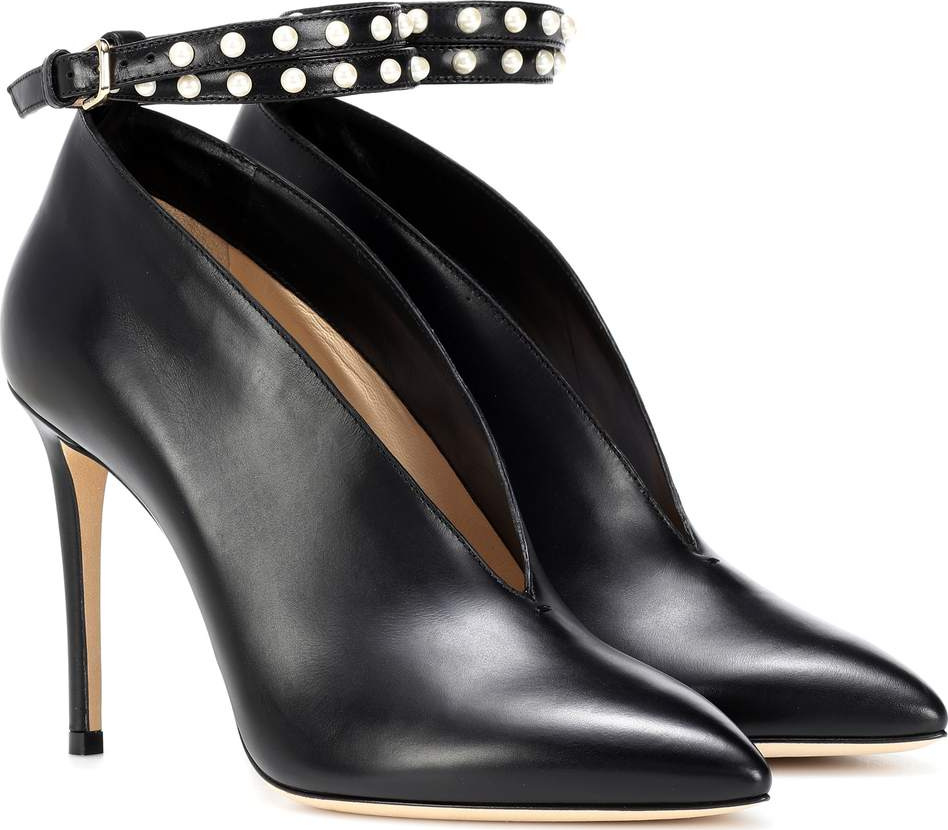Jimmy Choo Lark 100 leather pumps