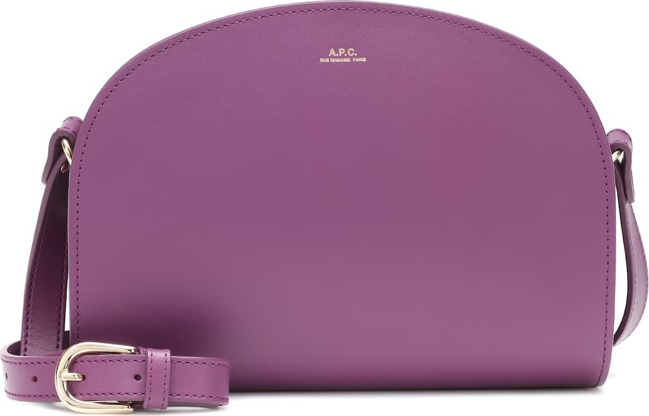 A.P.C. Demi-Lune leather shoulder bag