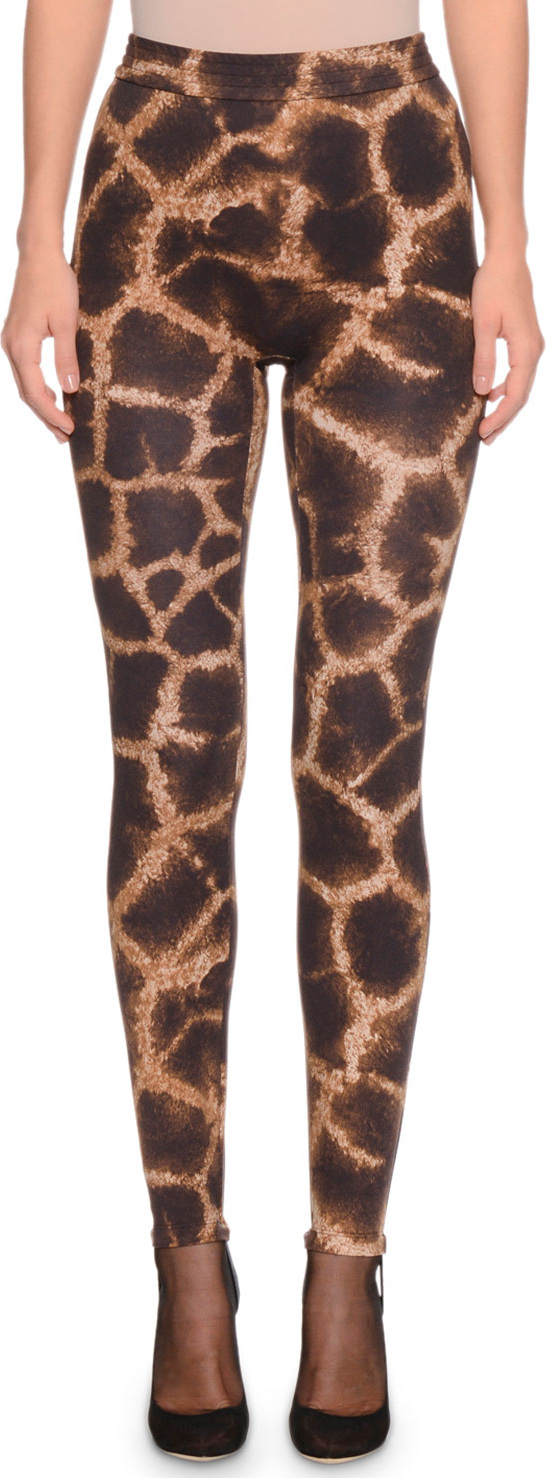 Dolce & Gabbana Giraffe-Print Leggings