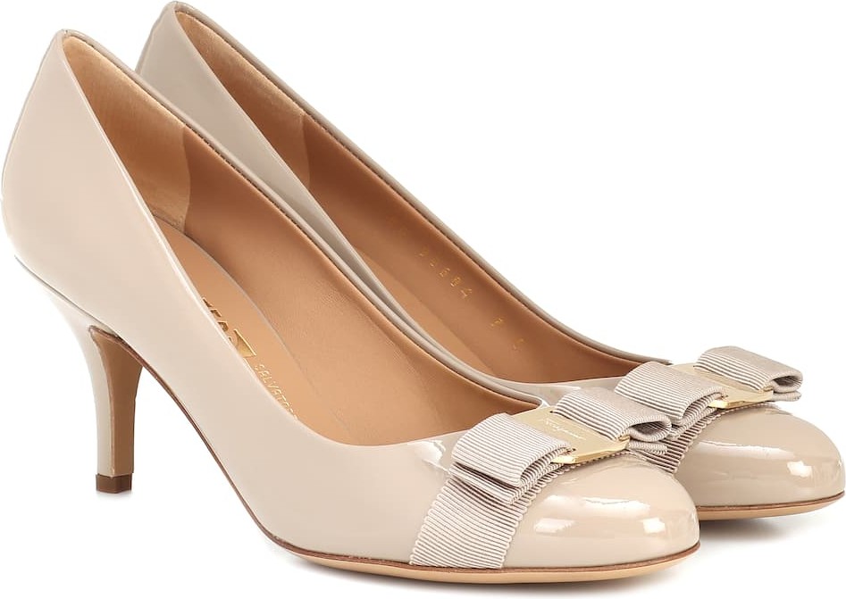 Salvatore Ferragamo Carla patent leather pumps