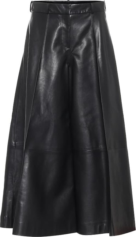 Khaite Selma high-rise leather pants
