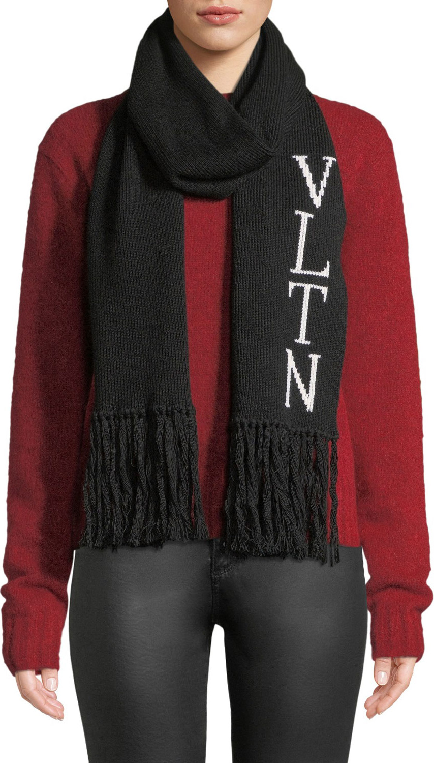 Valentino VLTN Knitted Scarf