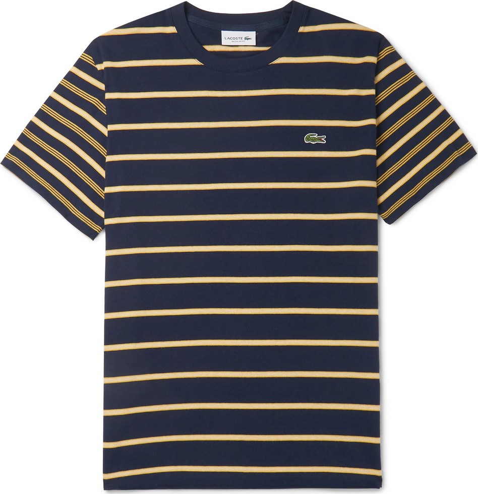 Lacoste Striped Pima Cotton-Jersey T-Shirt