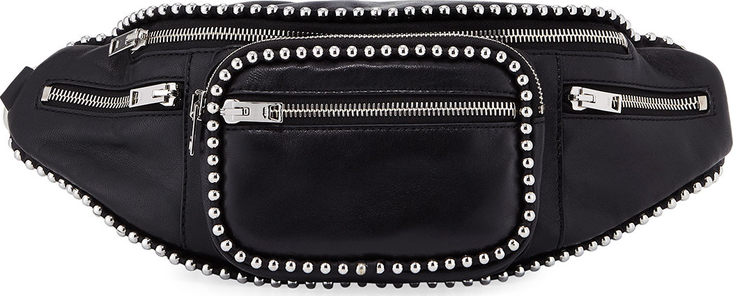 Alexander Wang Attica Soft Leather Fanny Pack Bag with Stud Trim