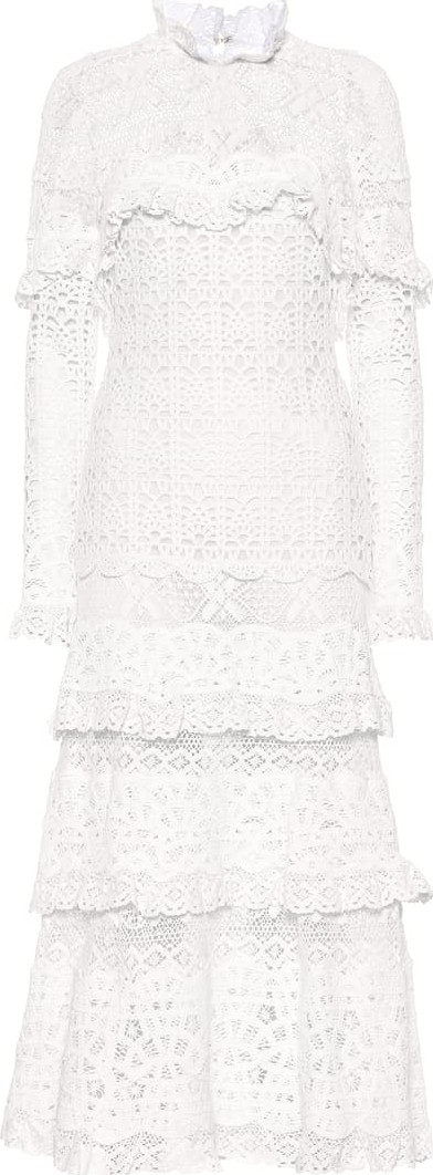 Jonathan Simkhai Crochet cotton midi dress