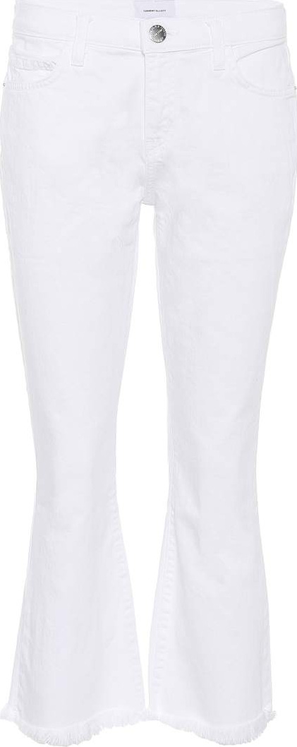Current/Elliott The Cropped flip flop jeans