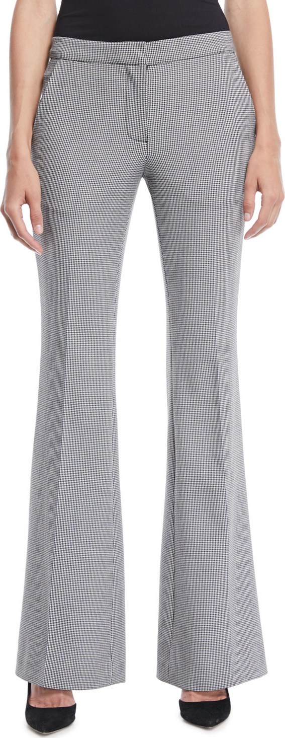 Tibi Hudson Flared-Leg Boot-Cut Pants